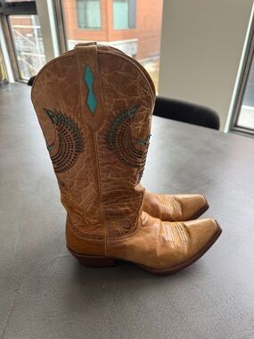 Johnny Ringo Brown Firebird Western Cowboy Boots